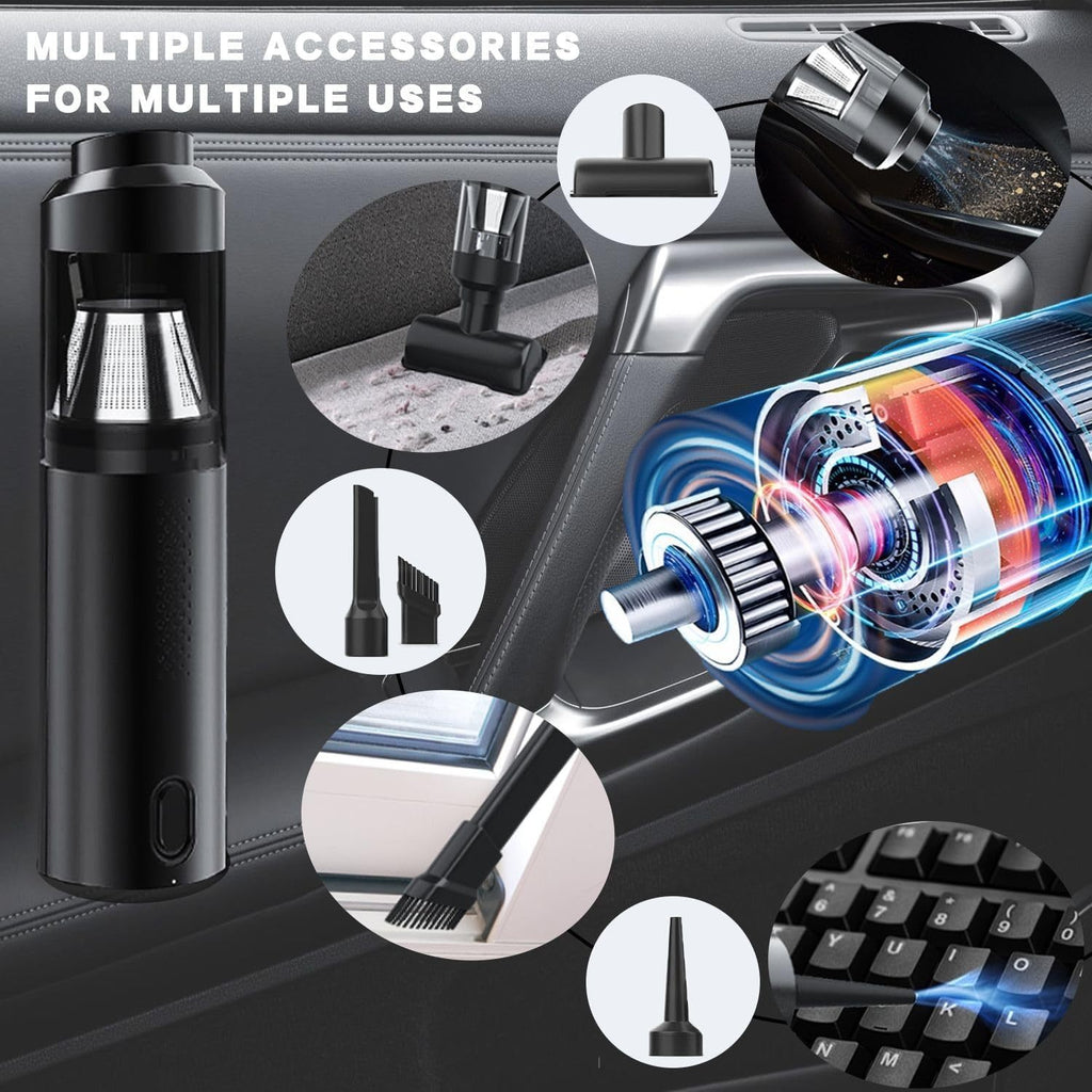 Stealth Vacuum | High-Suction Cordless Detailer | 15000Pa