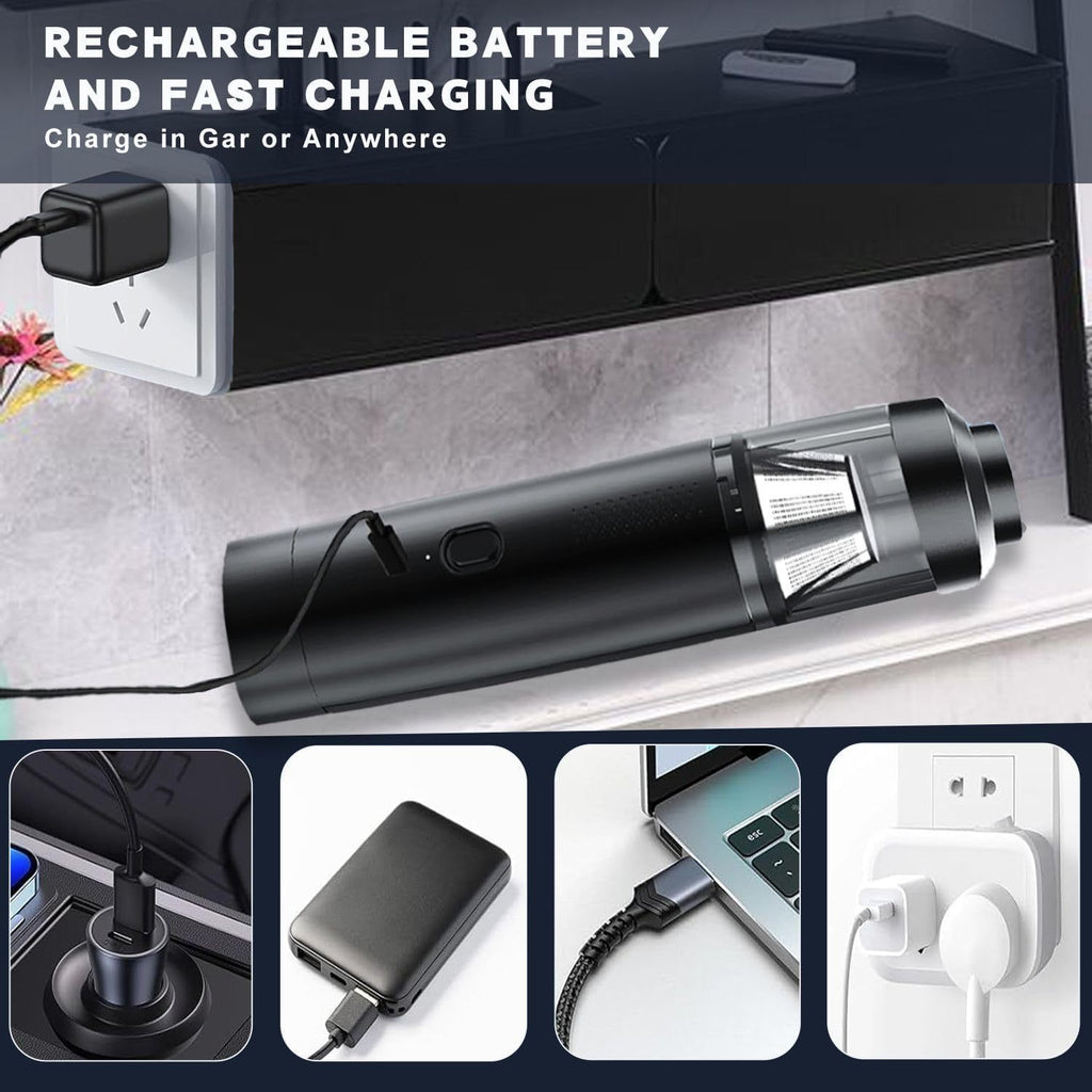 Stealth Vacuum | High-Suction Cordless Detailer | 15000Pa